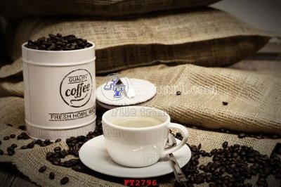 File ảnh File psd tường quán cà phê FT2796 (gốc) in decal dán tường