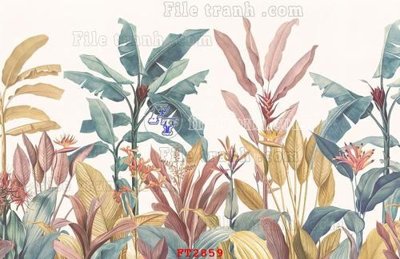 File tranh ảnh gốc File psd tường quán cà phê FT2859 dùng cho in khổ lớn