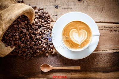 Tệp tin gốc File psd tường quán cà phê FT3004 (dùng cho in) File psd tường quán cà phê FT3004