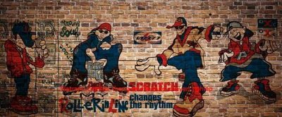 Download file File tranh dán tường cà phê nhà hàng FT3122 (gốc) in mica cao cấp