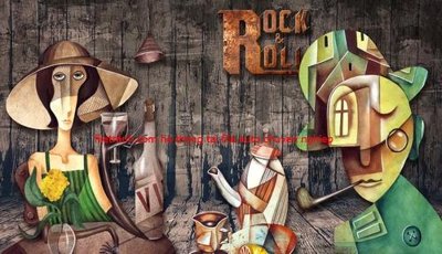 File tranh File tranh dán tường cà phê nhà hàng FT3213 (ảnh gốc) không bị mờ