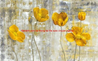 File gốc File tranh dán tường cà phê nhà hàng FT3228 (in lụa) cao cấp