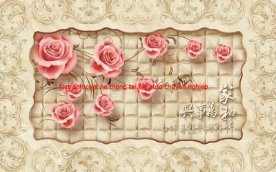 File gốc File tranh dán tường cà phê nhà hàng FT3266 (in lụa) tranh mã đáo