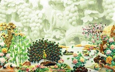 File gốc Tường nền 3D hiện đại FT3D556 (PNG) chất lượng cao