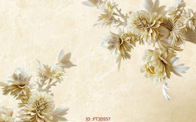 File tranh in tráng gương Tường nền 3D hiện đại FT3D557 (siêu nét)