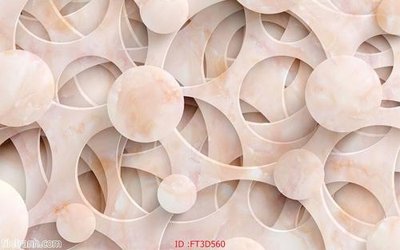 Download file Tường nền 3D hiện đại FT3D560 (gốc) in mica đèn LED
