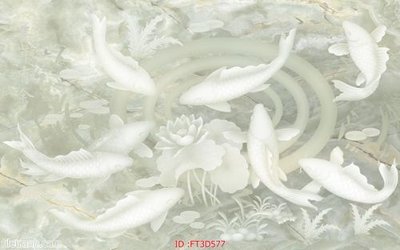 File ảnh Tường nền 3D hiện đại FT3D577 (gốc) in decal dán tường