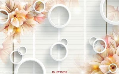 File tranh quảng cáo Tường nền 3D hiện đại FT3D635 (file gốc) chuyên nghiệp