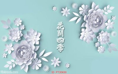 Download file gốc Tường nền 3D hiện đại FT3D650 (in lụa) tranh 3D