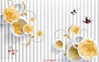 Tải file gốc Tường nền 3D hiện đại FT3D651 (bản PSD) còn layer