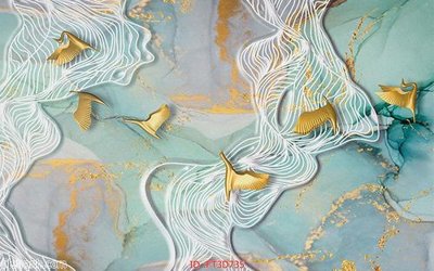 File ảnh Tường nền 3D hiện đại FT3D735 (gốc) trang trí khách sạn