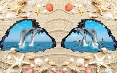 File in ấn Tường nền 3D hiện đại FT3D746 (bản gốc) chất lượng cao