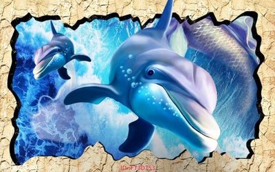 Tải về file tranh gốc Tường nền 3D hiện đại FT3D753 (để in quảng cáo)