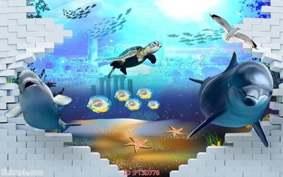 File in ấn Tường nền 3D hiện đại FT3D776 (bản gốc) từ file gốc