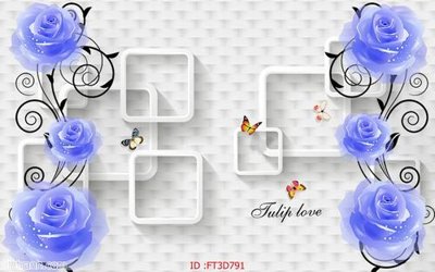 File tranh Tường nền 3D hiện đại FT3D791 (gốc) chủ đề trừu tượng