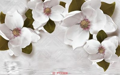 Ảnh mô tả file gốc in mica Tường nền 3D hiện đại FT3D808