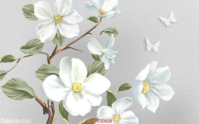 File in trần Tường nền 3D hiện đại FT3D828 (bản gốc) đại dương