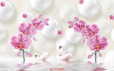 Download file Tường nền 3D hiện đại FT3D850 (chuẩn in) Tường nền 3D hiện đại FT3D850