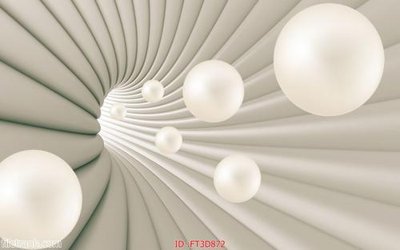 Ảnh gốc Tường nền 3D hiện đại FT3D872 (nét căng) in mica