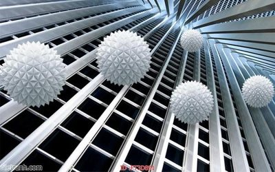 File gốc Tường nền 3D hiện đại FT3D891 (bản quyền) cho in ấn