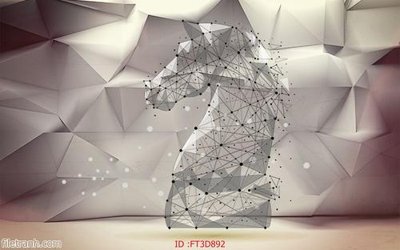 File gốc Tường nền 3D hiện đại FT3D892 (vector) cho in ấn