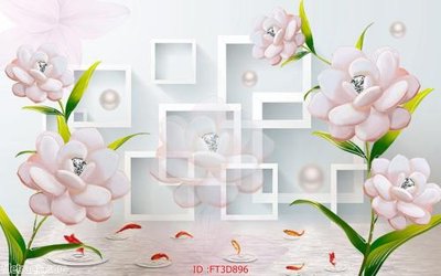 Download file Tường nền 3D hiện đại FT3D896 (gốc) in mica cao cấp