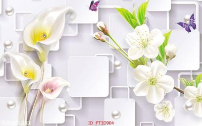 Download file tranh PSD Tường nền 3D hiện đại FT3D904 để chỉnh sửa