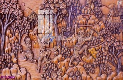 File gốc Filetranh tường nền nhà hàng KTV FT5060 (ảnh chi tiết) để in lụa