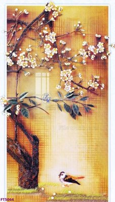 File tranh Filetranh tường nền nhà hàng KTV FT5064 (gốc) in trên kính