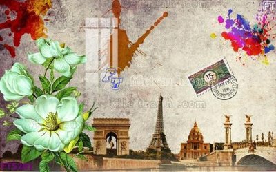 File gốc in mica Filetranh tường nền nhà hàng KTV FT5201 chất lượng