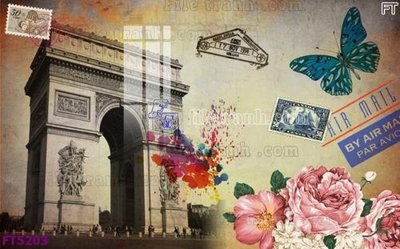 File gốc Filetranh tường nền nhà hàng KTV FT5203 (chuẩn màu) cho in offset