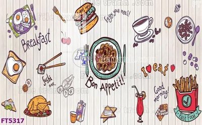 Tải file Filetranh tường nền nhà hàng KTV FT5317 (gốc) làm file tranh quảng cáo