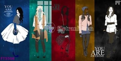 File PSD Filetranh tường nền nhà hàng KTV FT5508 (bản gốc) cho nhà in