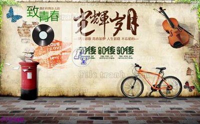 File gốc Filetranh tường nền nhà hàng KTV FT5580 (trang trí) phòng trẻ em