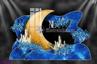 File gốc Filetranh tường nền nhà hàng KTV FT5652 (in mica) làm quà tặng