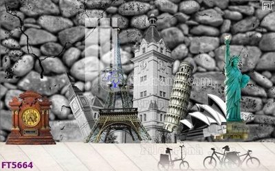 File ảnh Filetranh tường nền nhà hàng KTV FT5664 (gốc) in PP, decal