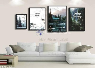 File tranh trang trí File tranh treo tường pha lê gương FT99012 (tải file gốc)