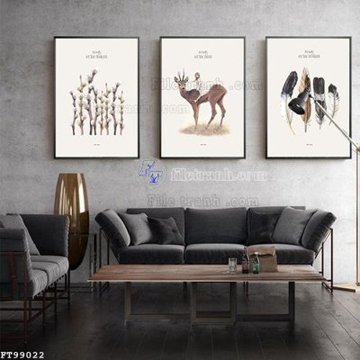 File gốc File tranh treo tường pha lê gương FT99022 (phong cách) châu Âu