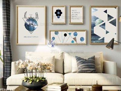 Ảnh gốc File tranh treo tường pha lê gương FT99044 (độ nét cao) in mica