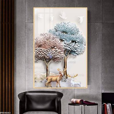 File gốc File tranh treo tường pha lê gương FT99083 (cho in UV) siêu nét