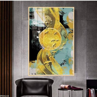 File tranh File tranh treo tường pha lê gương FT99239 (gốc) chủ đề động vật