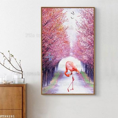 File gốc File tranh treo tường pha lê gương FT99291 (trang trí) phòng làm việc