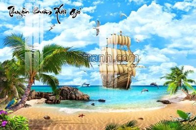 File tranh File tranh thuận buồm xuôi gió FTB100 (gốc) chủ đề con người