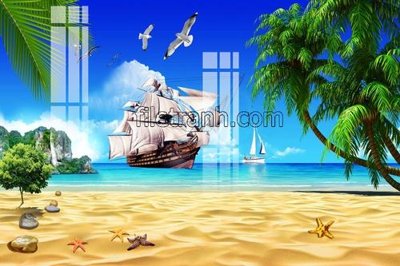 File in ấn chuyên nghiệp File tranh thuận buồm xuôi gió FTB101 (file gốc)