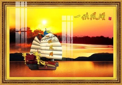 Cung cấp file tranh gốc File tranh thuận buồm xuôi gió FTB127 độc quyền