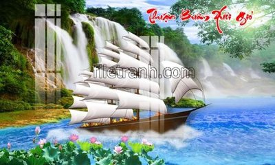 File tranh File tranh thuận buồm xuôi gió FTB129 (gốc) chủ đề tĩnh vật