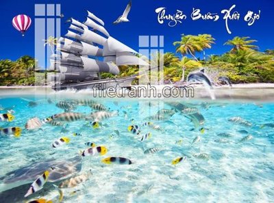 File gốc File tranh thuận buồm xuôi gió FTB130 (AI/EPS) cho in ấn