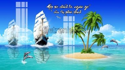 File gốc File tranh thuận buồm xuôi gió FTB144 (PNG) chất lượng cao
