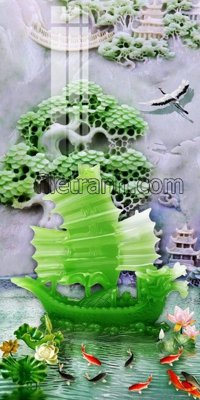 File gốc File tranh thuận buồm xuôi gió FTB166 (phong cách) cổ điển