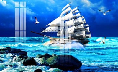 Tải file File tranh thuận buồm xuôi gió FTB186 (gốc) chủ đề tâm linh